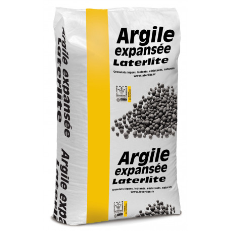 BILLE D'ARGILE EXPANSEE Hydrofobe LATERLITE Plus en SAC de 50 Litres