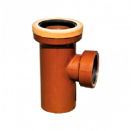 TES à 90° EMBRANCHEMENT en GRES pour PUIT CANADIEN