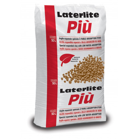 BILLE D'ARGILE EXPANSEE Hydrofobe "LATERLITE Plus" 2/3 mm en SAC de 50 Litres