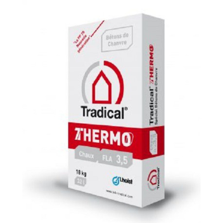 CHAUX TRADICAL THERMO en SAC de 18 kg pour BETON de CHANVRE