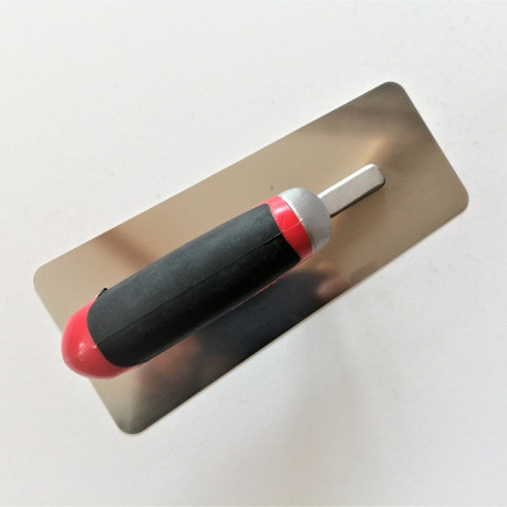 PLATOIR TRAPEZOIDALE en INOX / ANGLES ARRONDIS Dim : 240 x 105 / 90 mm