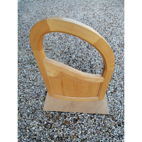 CHASSIS FIXE en HETRE MASSIF à ARC RAMPANT ( CINTRE en PLAN et en ELEVATION )