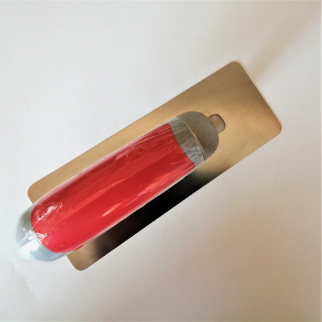 PLATOIR TRAPEZOIDALE en INOX EXTRA SOUPLE / ANGLES ARRONDIS Dim : 195 x 75 / 69 mm