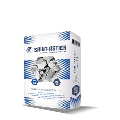 CHAUX PURE BLANCHE NHL 3.5 en Sac de 25 kg