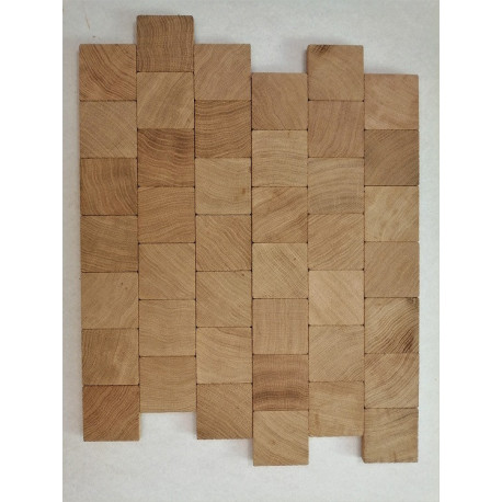 PARQUET BOIS de BOUT en CHÊNE VINTAGE / avec ARETES CASSEES Vendu au m²