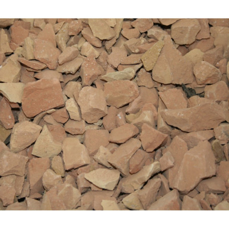 TERRE CUITE CONCASSEE en BIG BAG Granulométrie : 0/35 mm
