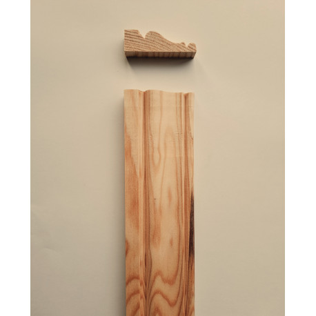 CHAMBRANLE LOUIS XVI en PIN MARITIME 20 x 70 mm VENDU à L'unité