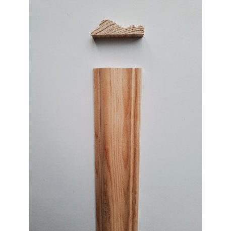 ENCADREMENT en PIN MARITIME avec MOULURE DOUCINE de 13 x 50 mm B VENDU à L'unité
