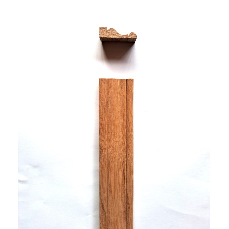 CHAMBRANLE LOUIS XVI en CHENE de 11 x 35 mm Profil C VENDU à L'unité