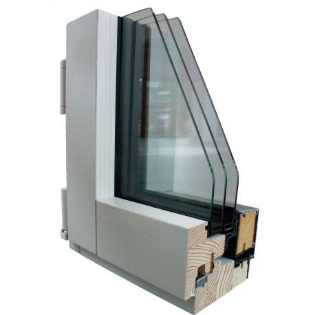 MENUISERIE BOIS ALU PASSIVE LUMIA MINCO PROFIL DROIT