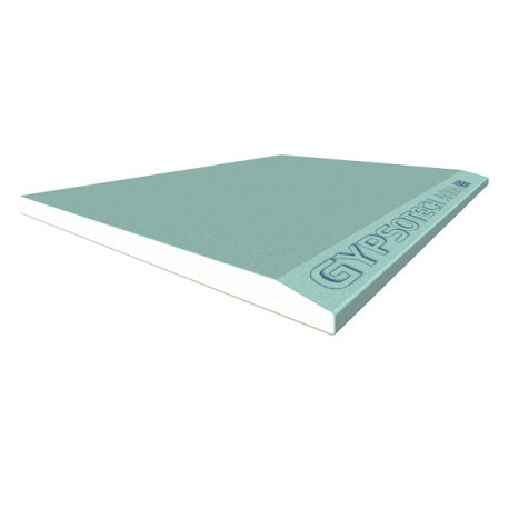 PLAQUE de PLATRE GYPSOTECH HYDRO en 13 mm d'épaisseur VENDU à la PLAQUE