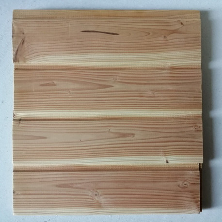 BARDAGE en DOUGLAS / CLOUAGE INVISIBLE VENDU au M²