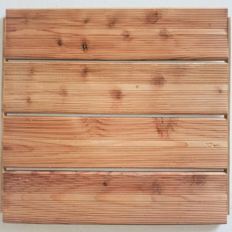 LAMES de TERRASSE en DOUGLAS / PROFIL DROIT VENDU au M²