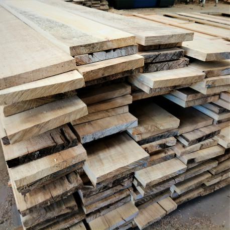 VOLIGES en PEUPLIER en 18 mm d'épaisseur VENDU au M²