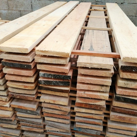 VOLIGES en DOUGLAS en 18 mm d'épaisseur VENDU au M²