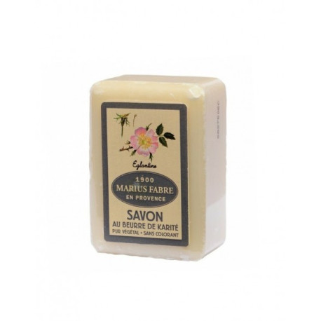 SAVONNETTE AU BEURRE DE KARITÉ - ÉGLANTINE (250g)