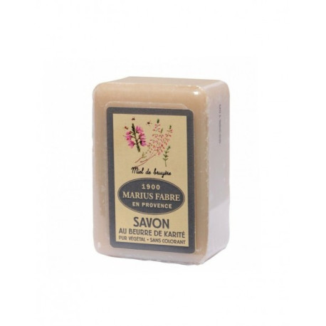 SAVONNETTE AU BEURE DE KARITÉ - MIEL DE BRUYERE (250g)