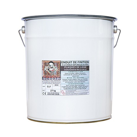 ENDUIT DE FINITION pour plaques de liège