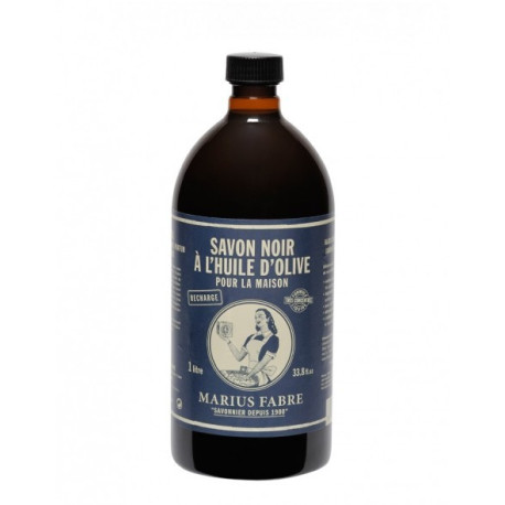 RECHARGE SAVON NOIR LIQUIDE en 1 Litre