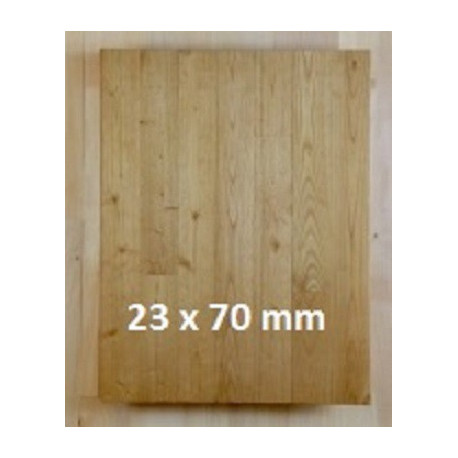 PARQUET MASSIF CHATAIGNIER / CHOIX AB en 23 mm d'épaisseur à bords droits ( à VISSER à CLOUER ou à COLLER ) Vendu au m²
