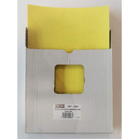 FEUILLES de PAPIER de VERRE VENDU à L'unité