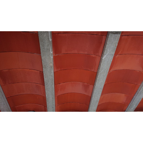 ENTREVOUS CINTRES en TERRE CUITE MODELE : ROUGE LISSE VENDU à L'UNITE