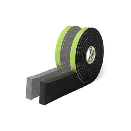 MOUSSE IMPREGNEE NOIR TP600 illmod 600 pour pose de menuiseries VENDU au ROULEAU