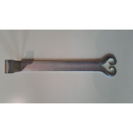 PENTURE COUDEE à MOTIF de COEUR