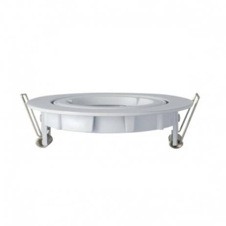 SUPPORT PLAFOND Rond Inclinable Blanc Ø93 mm