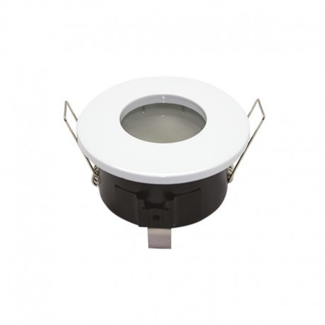 SUPPORT DE SPOT BBC Rond Etanche Blanc Ø82 x 59 mm IP65