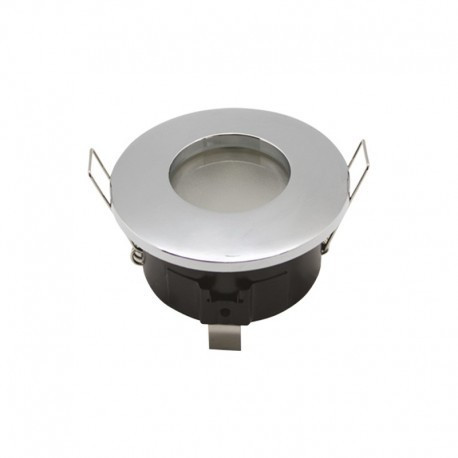 Support de spot bbc Rond Etanche Argent Ø82 x 59 mm IP65