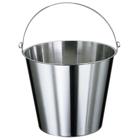 SEAU INOX TOILETTE SECHE (sans base)