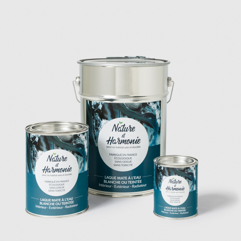 LAQUE MATE à L'EAU BLANCHE NATURE & HARMONIE – Image 2