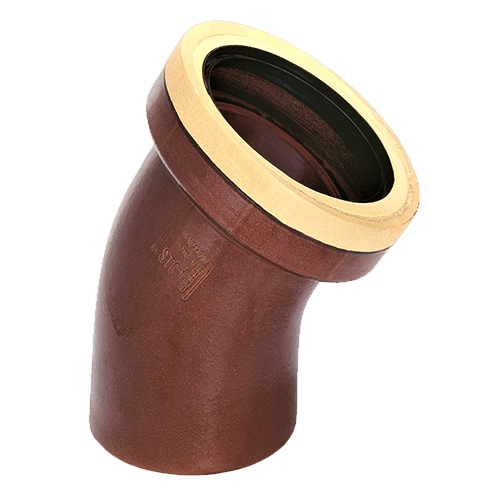 COUDE à 30° en GRES pour PUIT CANADIEN