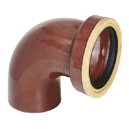 COUDE à 90° en GRES pour PUIT CANADIEN