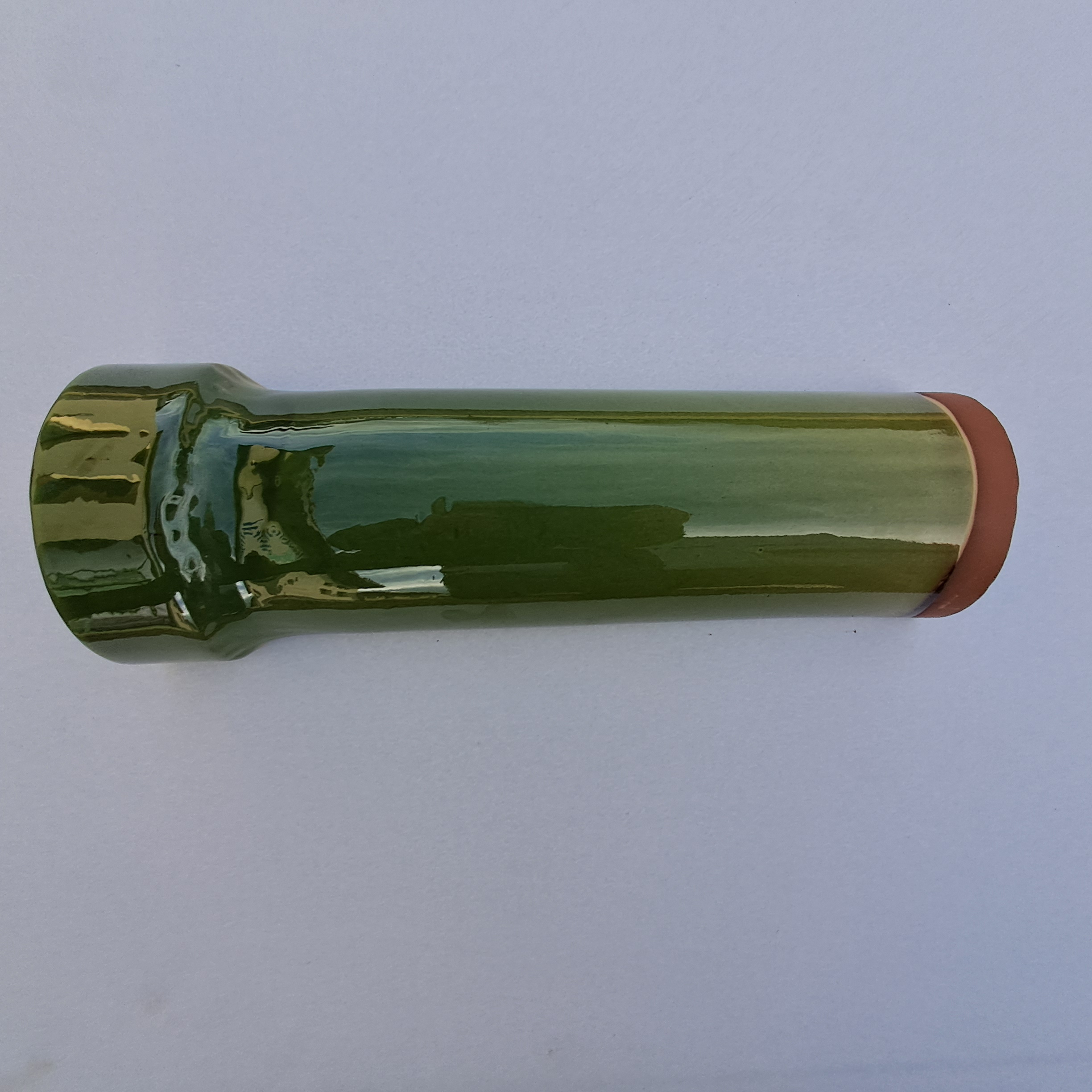 GOUTTIERE en TERRE CUITE EMAILLE