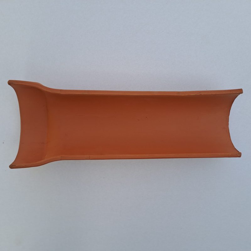 GOUTTIERES en TERRE CUITE ROUGE MAT