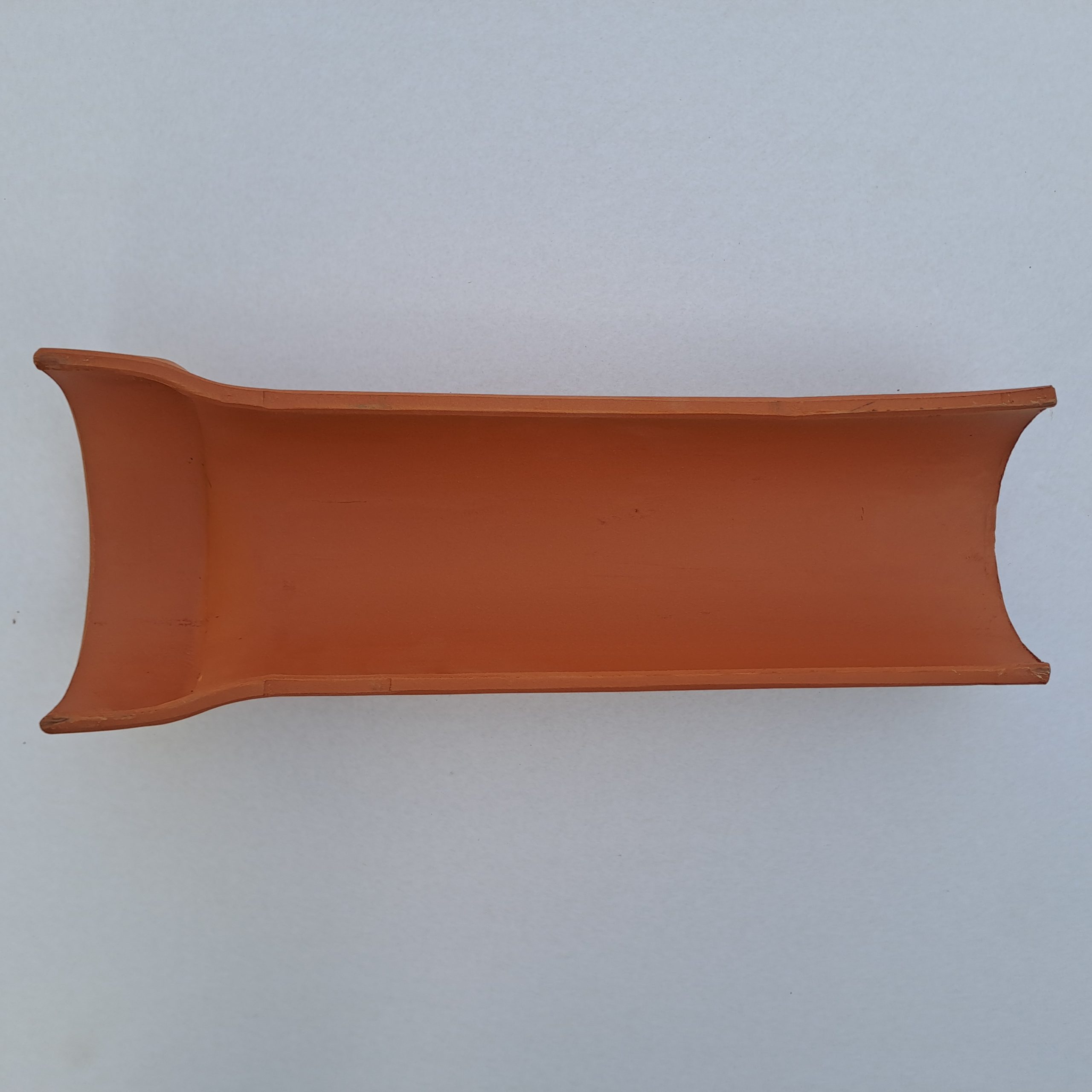 GOUTTIERES en TERRE CUITE ROUGE MAT