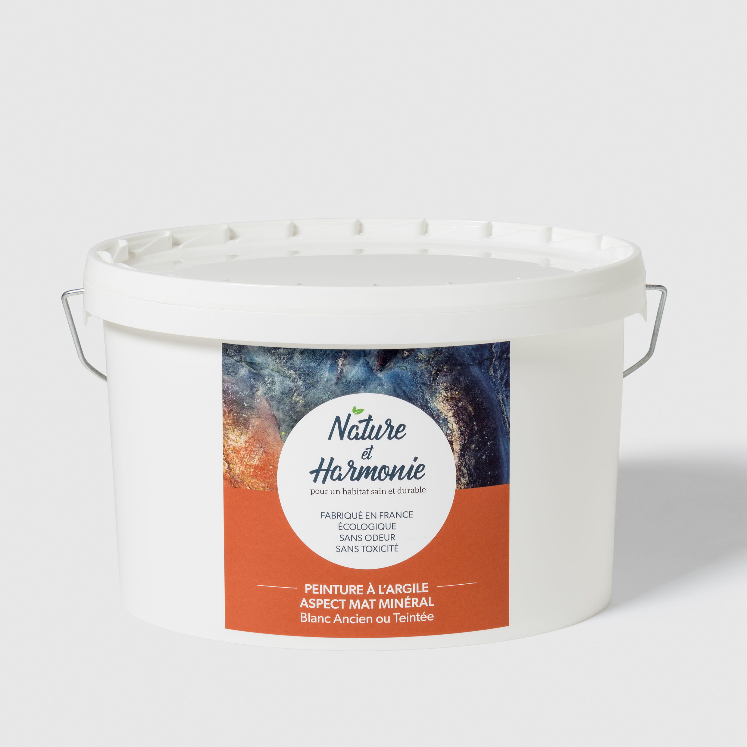 PEINTURE A L'ARGILE BLANC ANCIEN NATURE & HARMONIE – Image 2