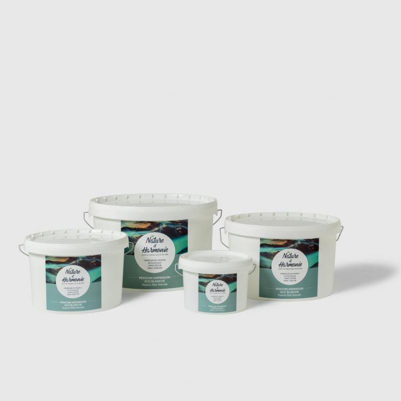 PEINTURE DISPERSION ECO BLANCHE MAT VELOUTE NATURE & HARMONIE