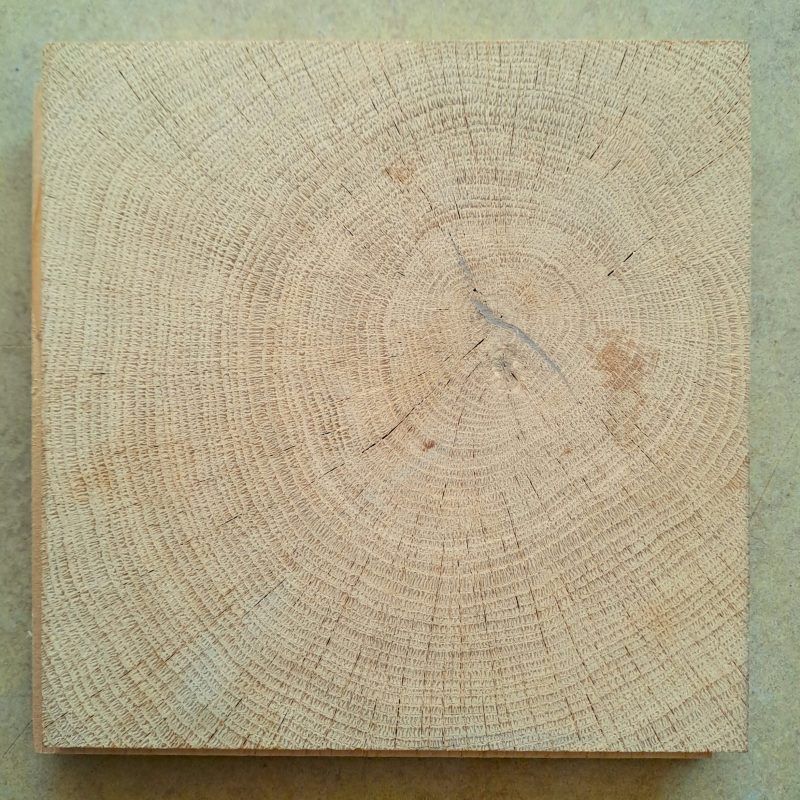 PARQUET BOIS de BOUT en CHENE CONTRECOLLE en PAVE  VENDU au m²