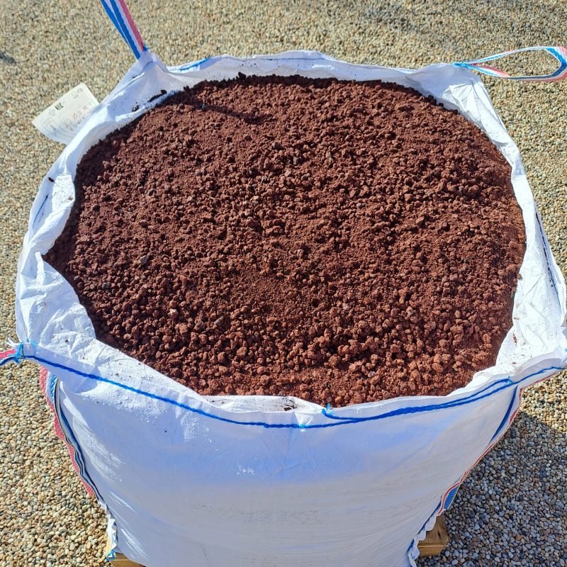 POUZZOLANE BRUTE ROUGE en BIG BAG de 0,5 M3 / 500 Litres