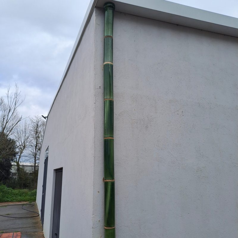 TUYAU de DESCENTE en TERRE CUITE EMAILLE pour EAUX PLUVIALES