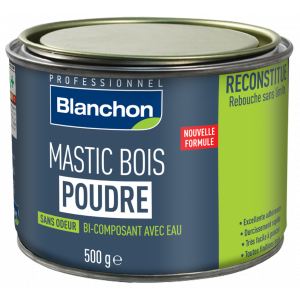 MASTIC à BOIS en POUDRE en POT de 500 gr