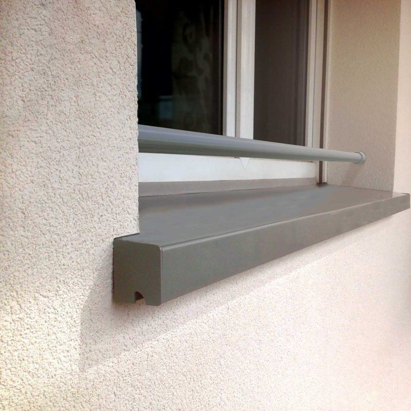 APPUI de FENETRE en ALUMINIUM Protègenet® tradition : Système d'appui de fenêtre en aluminium pour façade isolée