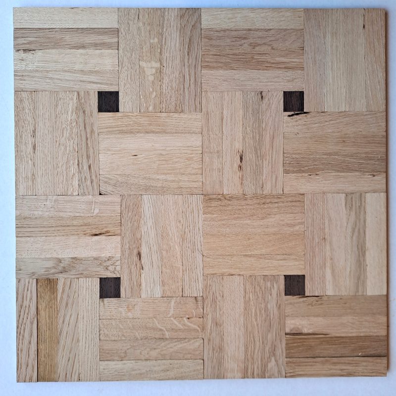 PARQUET MASSIF en CHENE à COLLER / MODELE : MANOIR  VENDU au M²