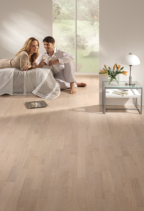 PARQUET FLOTTANT à CLIPSER HOLZLOC en BOIS  ( 3 largeurs ) HUILE