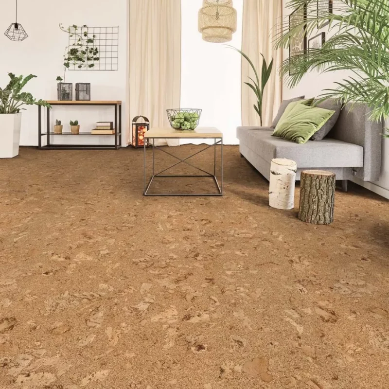 PARQUET FLOTTANT en LIEGE VERNIS SOMBRA KORK-KLICK à CLIPSER  VENDU au PAQUET