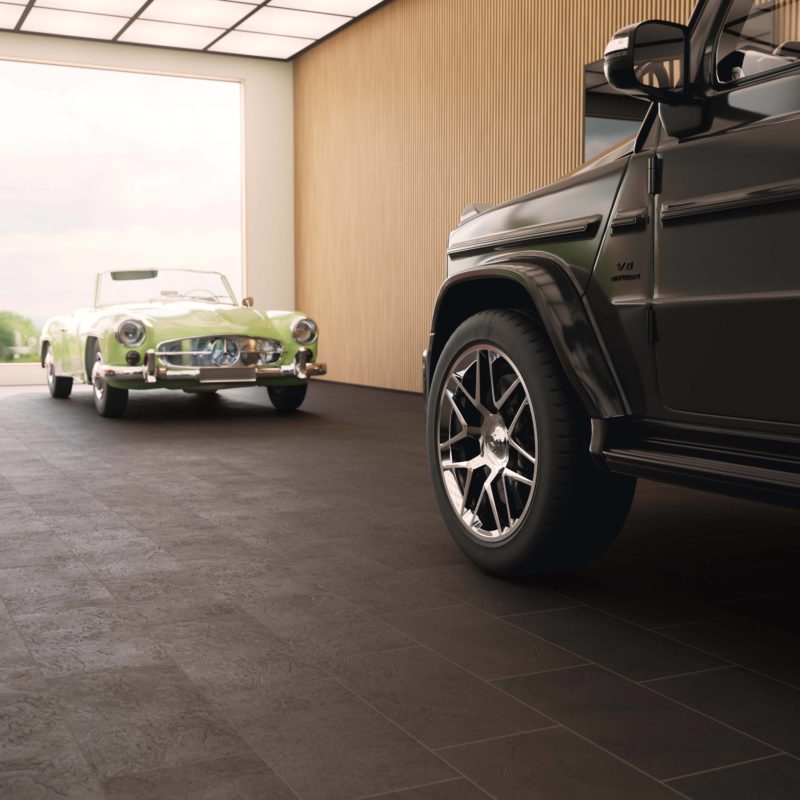 PARQUET FLOTTANT à CLIPSER BJELIN / DALLES NADURA Collection Slate Tiles  VENDU au PAQUET